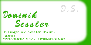 dominik sessler business card